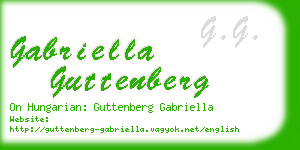gabriella guttenberg business card